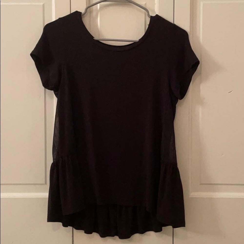 American Eagle ruffle top